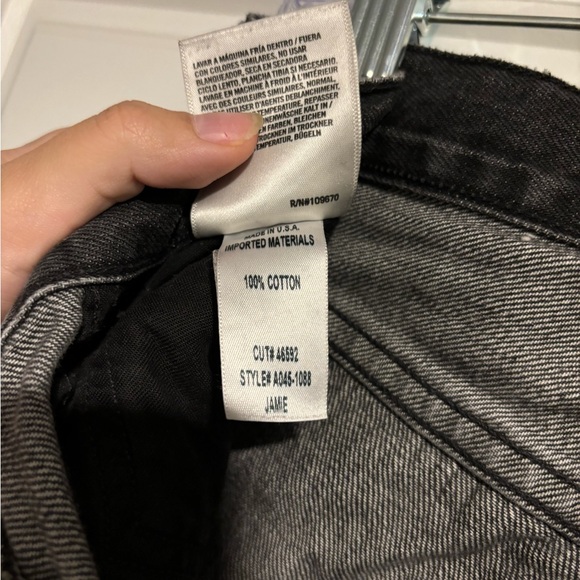 Agolde black jaime jeans - Picture 3 of 4